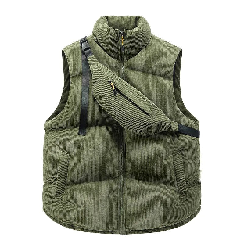 Urban Warrior Corduroy Vest by Cristian Moretti® - Cristian Moretti
